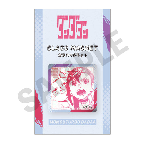 『ダンダダン』ガラスマグネット 8. 綾瀬桃&ターボババア